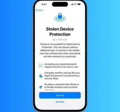 华龙苹果授权维修店分享被盗设备保护功能开启方法 