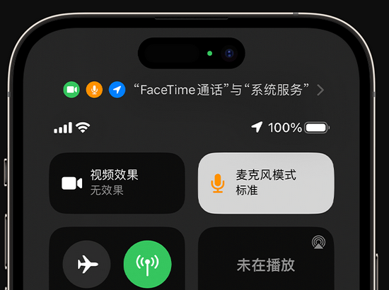 华龙苹果授权维修网点分享iPhone在通话时让你的声音更清晰 