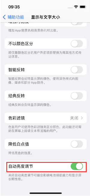 华龙苹果15维修店分享iPhone 15 Pro系列屏幕亮度 