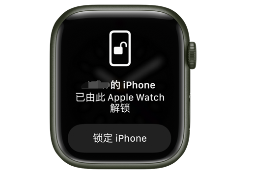 华龙苹果手机维修分享用 AppleWatch 解锁配备面容 ID 的 iPhone方法 